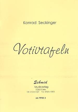 Seckinger, K: Votivtafeln