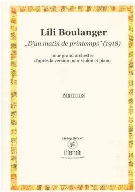 Boulanger, L: D'un matin de printemps