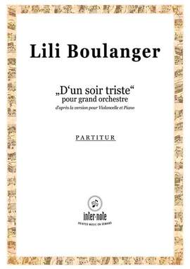 Boulanger, L: D'un soir triste'
