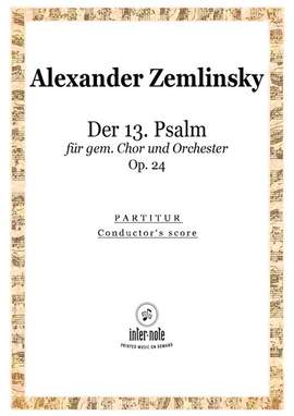 Zemlinsky, A: Der 13. Psalm op.24