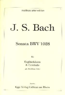 Bach, J S: Sonate BWV1028