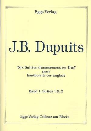 Dupuits, J B: 6 Suittes d'amusemens en duo Band 1 (Nr.1-2)