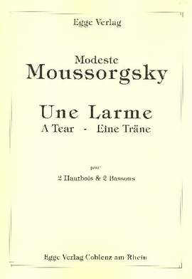 Moussorgsky, M: Une larme