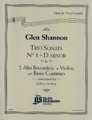 Shannon, G: Sonata in d Minor no.1