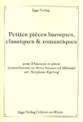 Petites pièces baroques. classiques et romantiques