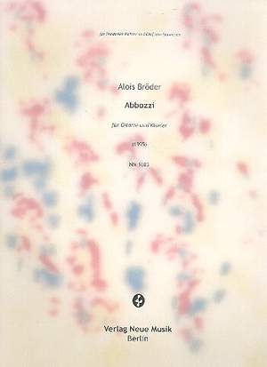 Broeder, A: Abbozzi