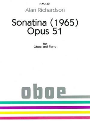 Richardson, A: Sonatina Op.53 Fuer Oboe