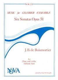 Boismortier, J B d: 6 Sonatas op.51