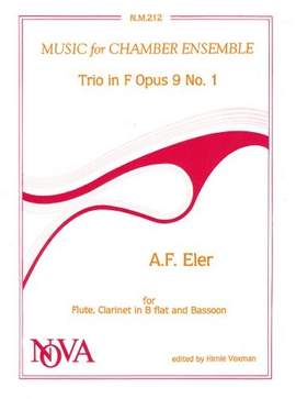 Eler, A: Trio F major op.9,1 for flute,