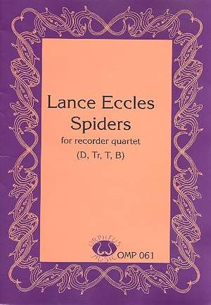 Eccles, L: Spiders for 4 recorders (SATB)