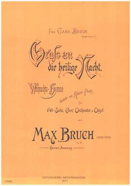 Bruch, M: Gruß an die heilige Nacht op.62