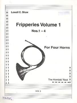 SHAW, L: Fripperies nos.1-4