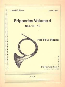 SHAW, L: Fripperies vol.4 (nos.13-16)