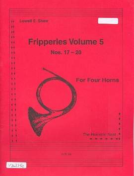 Wilder, A: Fripperies vol.5 (nos.17-20)