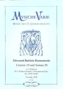 Buonamente, G B: Canzon 19 und Sonata 20