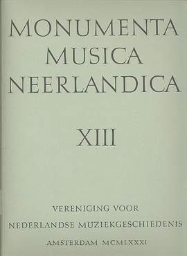 Hellendaal, P: Monumenta musica Neerlandica vol.13