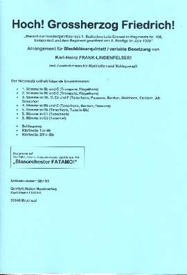 Boettge, A: Hoch Großherzog Friedrich