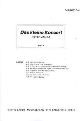 Das kleine Konzert Band 1