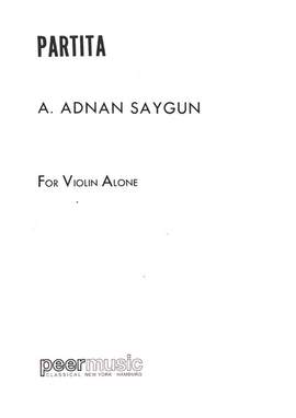 Saygun, A A: Partita op.36