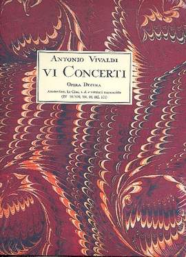 Vivaldi, A: 6 Concerti a flauto traverso op.10