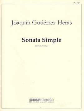 Gutierrez Heras, J: Sonata simple