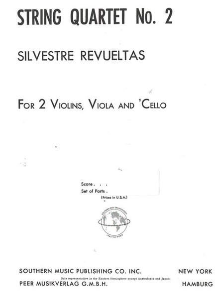 Revueltas, S: String Quartet no.2
