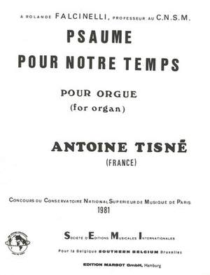 Tisné, A: Psaume pour notre temps