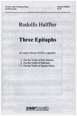 Halffter, R: For the Tomb of Sancho Panza