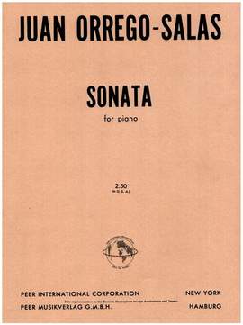 Orrego-Salas, J: Sonata