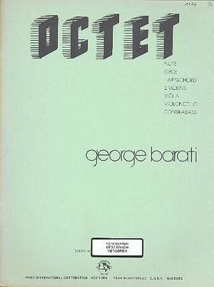 Barati, G: Octet for flute, oboe, harpsichord,