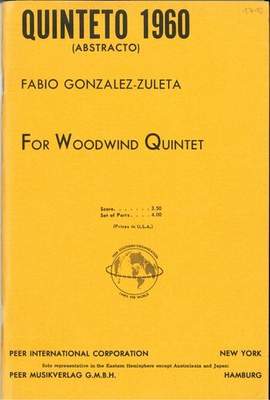 Gonzalez-Zuleta, F: Quinteto 1960