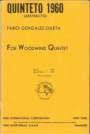 Gonzalez-Zuleta, F: Quinteto 1960