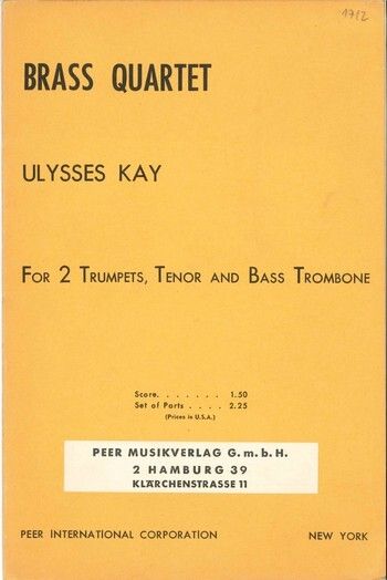 Kay, U: Brass Quartet