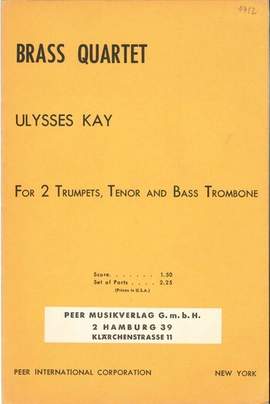 Kay, U: Brass Quartet