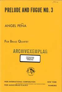 Pena, A: Prelude and Fugue no.3