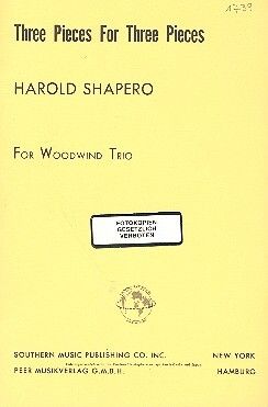 Shapero, H: 3 Pieces for 3 Pieces