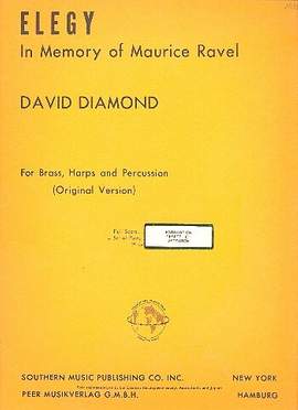 Diamond, D: Elegy in Memory of Maurice Ravel