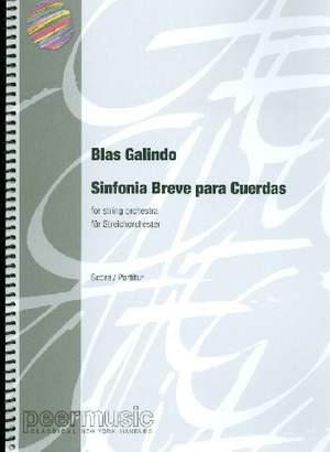 Galindo Dimas, B: Sinfonia Breve para Cuerdas