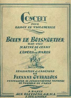 Boismortier, J B d: Concert