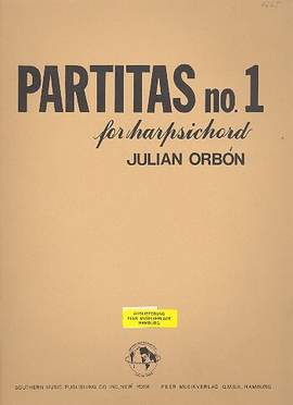 ORBON, J: Partita no.1