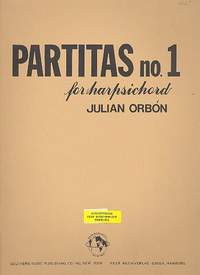 ORBON, J: Partita no.1