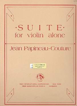 Papineau-Couture, J: Suite