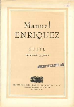 Enríquez, M: Suite