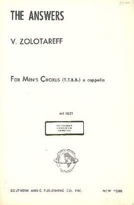 Zolotarev, V V: The Answers