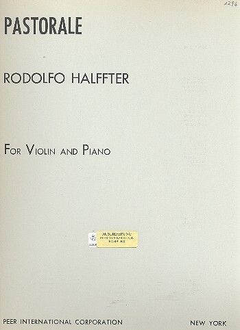 Halffter, R: Pastorale