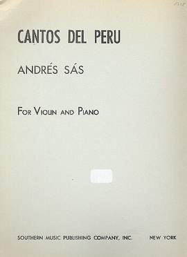Sas, A: Cantos del Perú