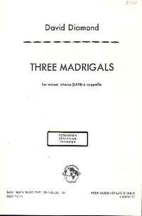 Diamond, D: 3 Madrigals