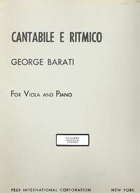 Barati, G: Cantabile e ritmico