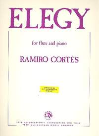 Cortés, R: Elegy for flute and piano