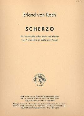 Koch, E v: Scherzo für Violoncello